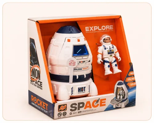 Космічний транспорт Star Toys з космонавтом, світлом і звуком