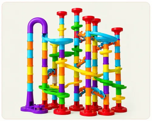 Конструктор-лабіринт Marble Run 142 деталей – кульковий трек для дітей