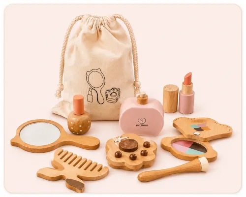 Дерев'яний дитячий набір косметики Makeup Set