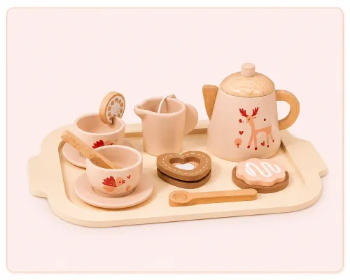Дерев'яний набір посуду Afternoon Tea