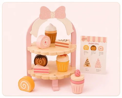 Дерев'яна кондитерська стійка Denmark Dessert Rack – набір солодощів